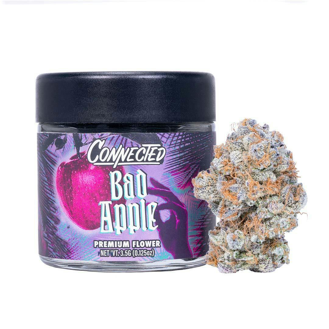 Connected | 3.5g Flower Jar | Bad Apple