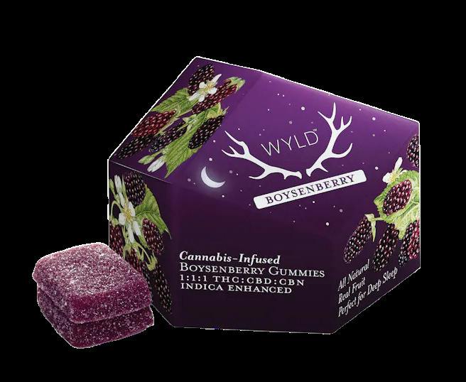 Wyld | 1:1:1 THC/CBD/CBN Gummies | Boysenberry