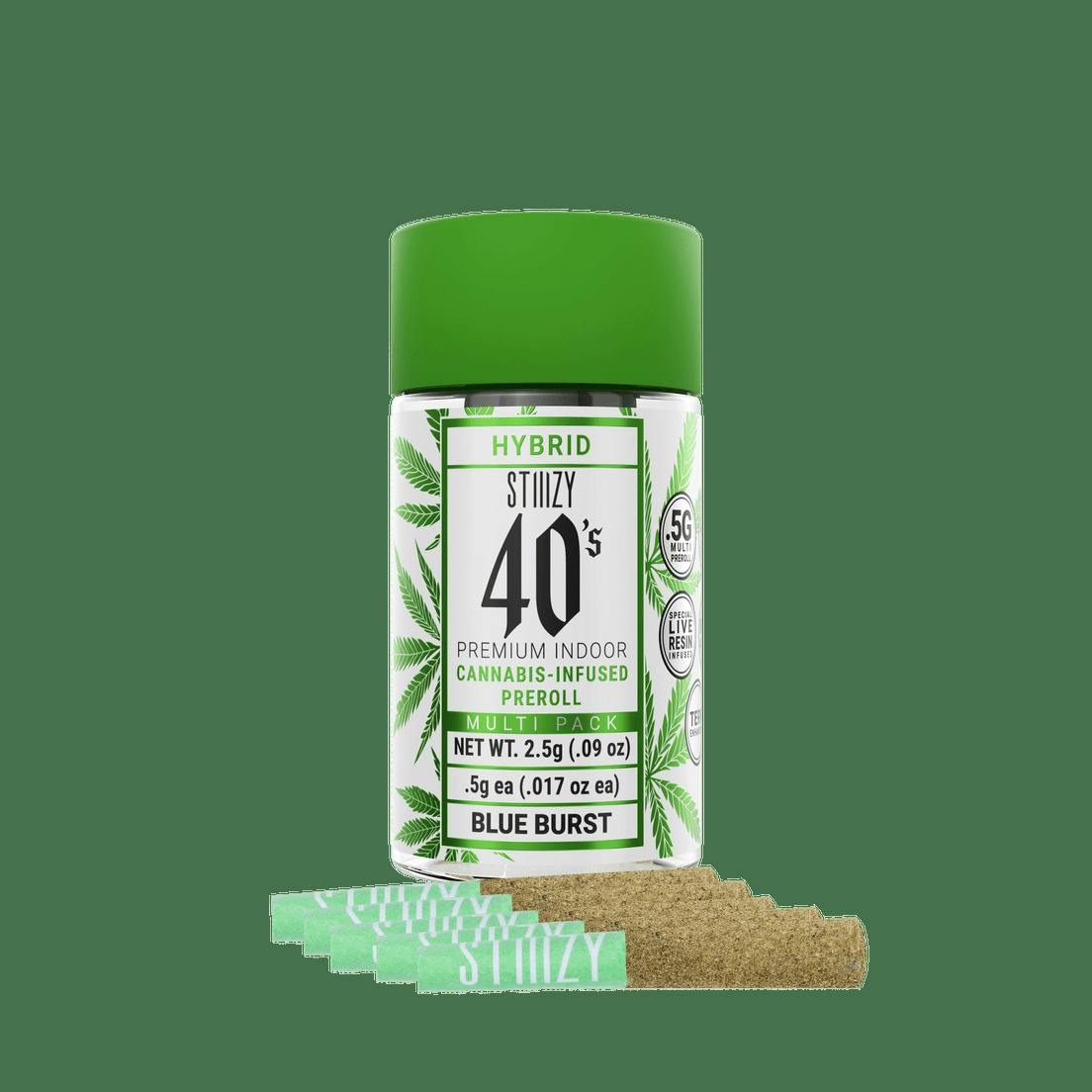 Stiiizy | 5-Pack x 0.5g (2.5g) Infused Mini Blunt 40's | Cereal Milk
