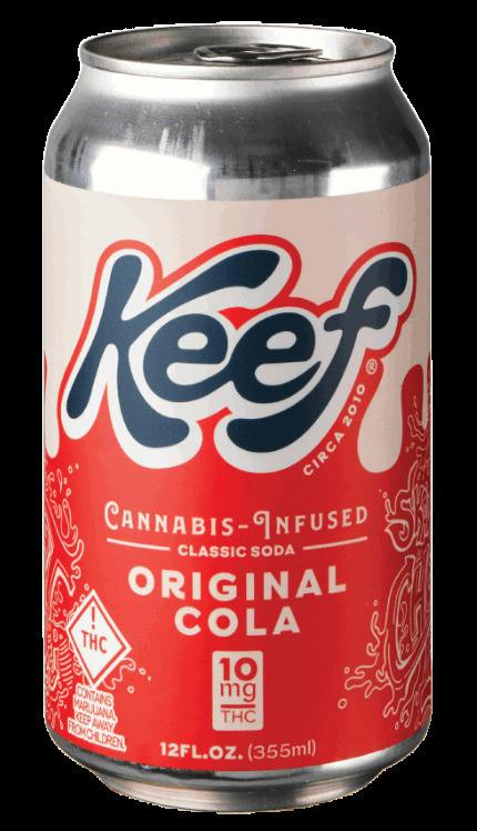 Keef | 10mg Classic Soda 12oz Can | Original Cola