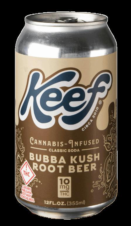 Keef | 10mg Classic Soda 12oz Can | Bubba Kush Root Beer