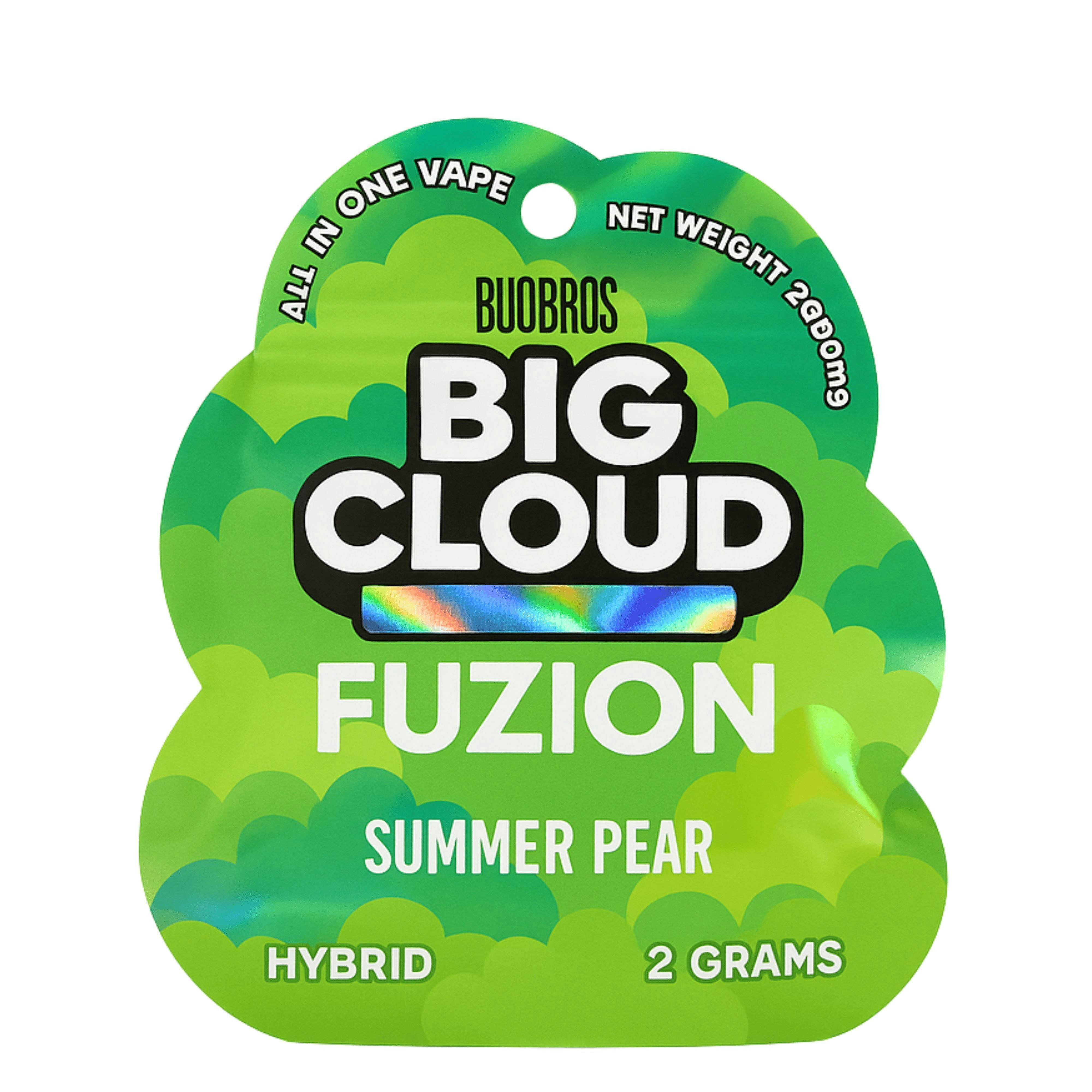 Bud Bros | 2g Big Cloud Fuzion AIO | Summer Pear