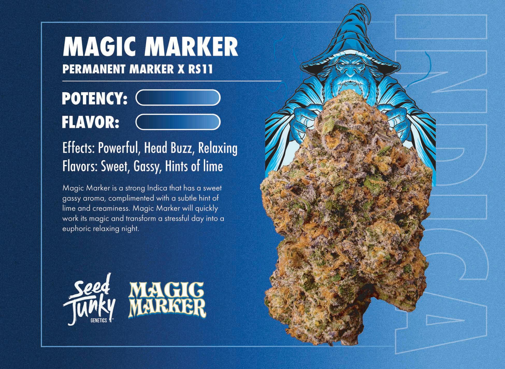 Seed Junky | 3.5g Flower Jar | Magic Marker