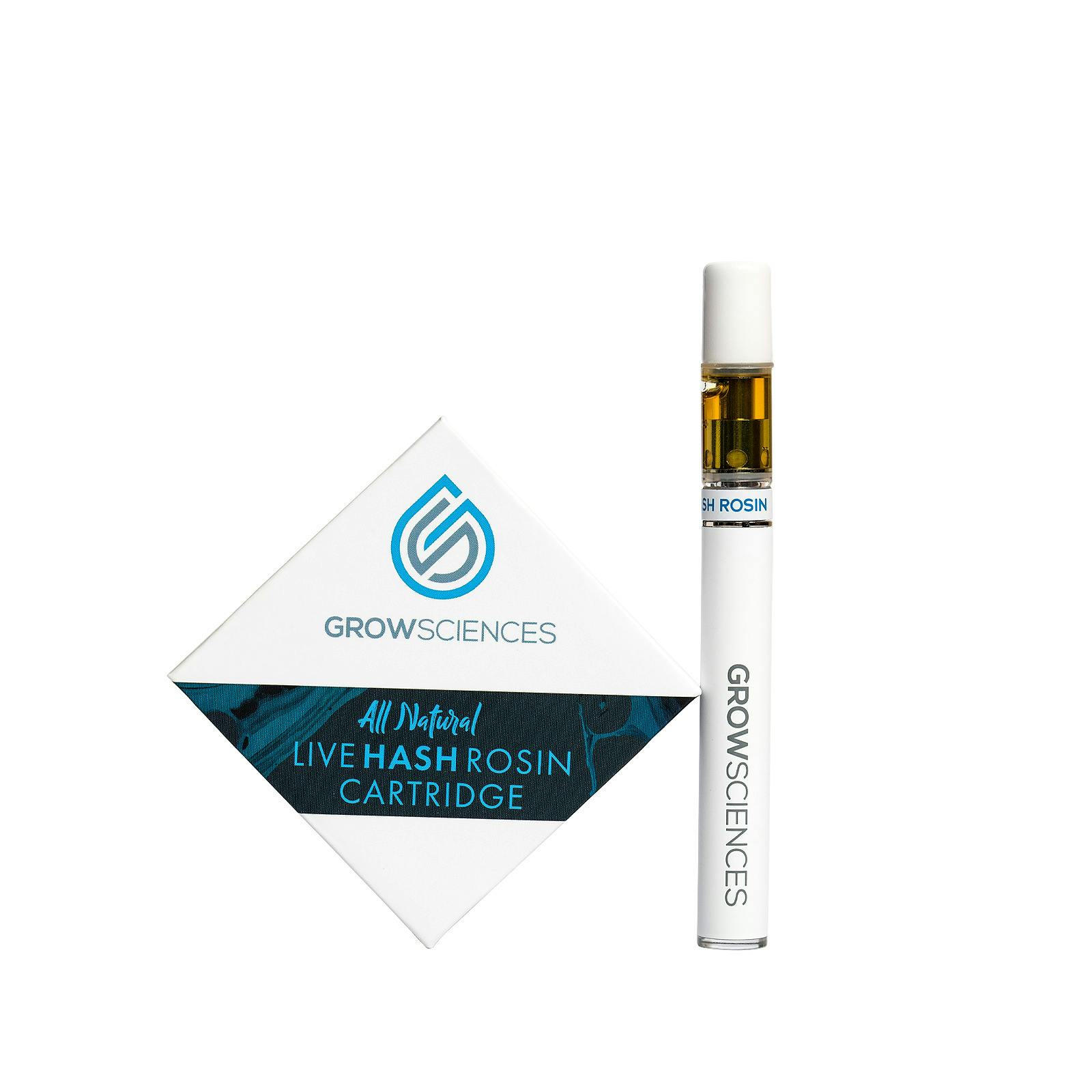 Grow Sciences | 0.5g Live Hash Rosin Cartridge | Plasticizer