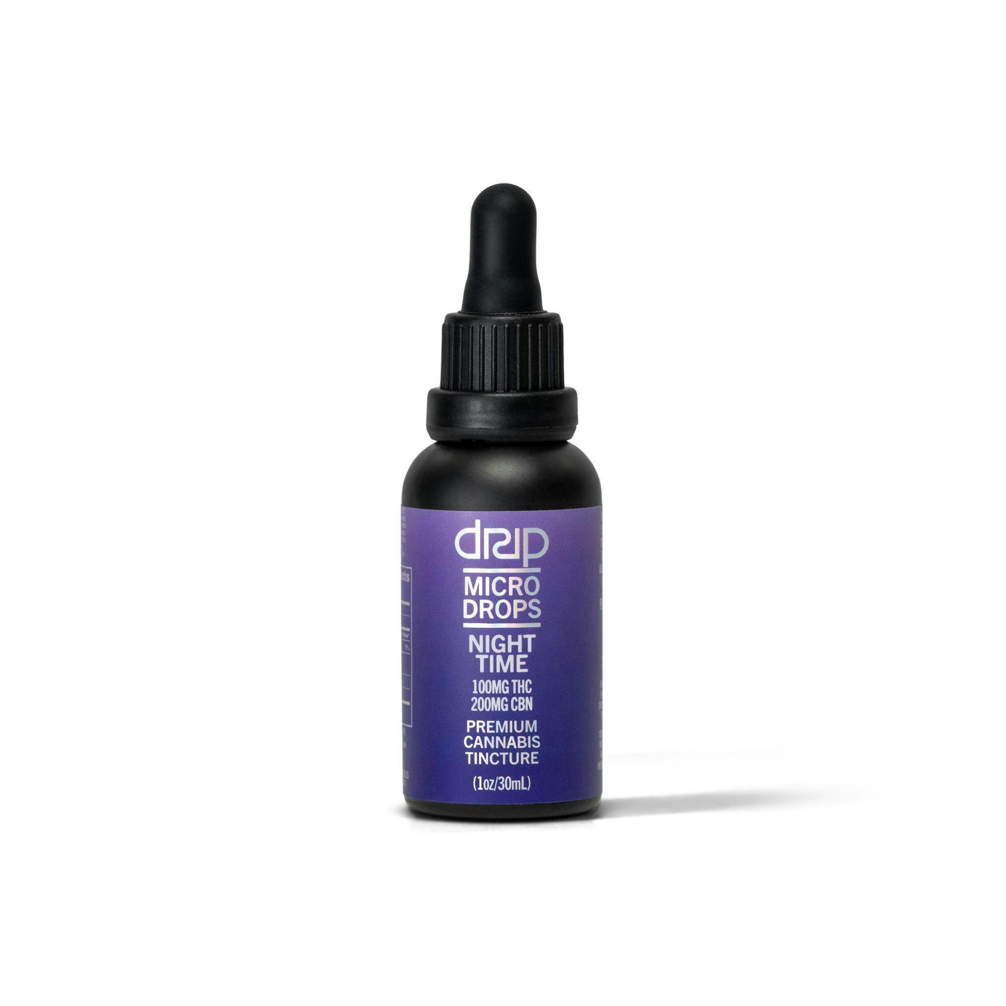 Micro Drops | 2:1 200/100mg CBN/THC Night Time Tincture 1OZ