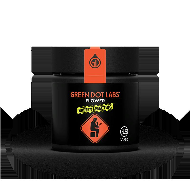 Green Dot Labs | 3.5g Flower Jar | Safety Meeting