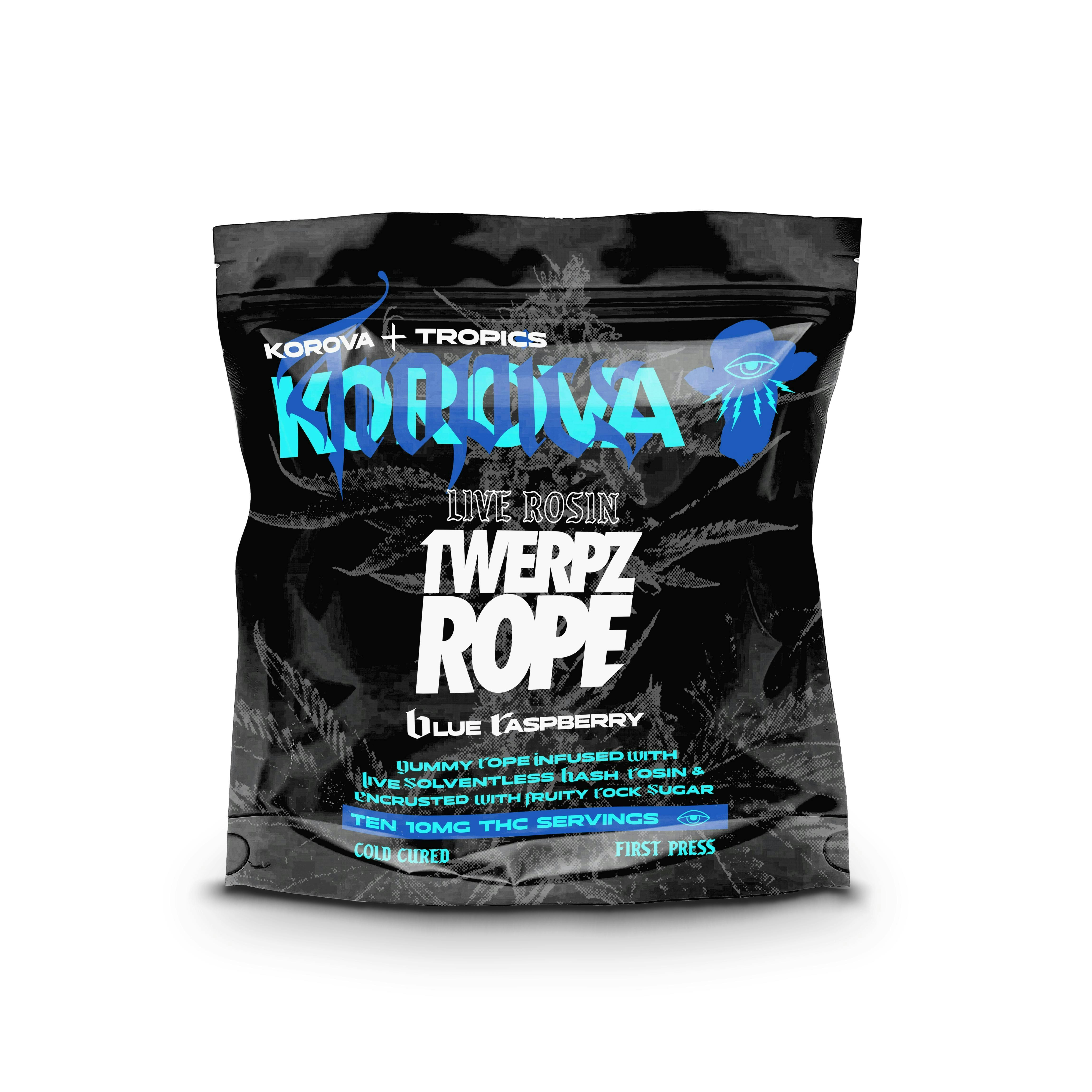 Korova | 100mg Twerpz Rosin Rope | Blue Raspberry
