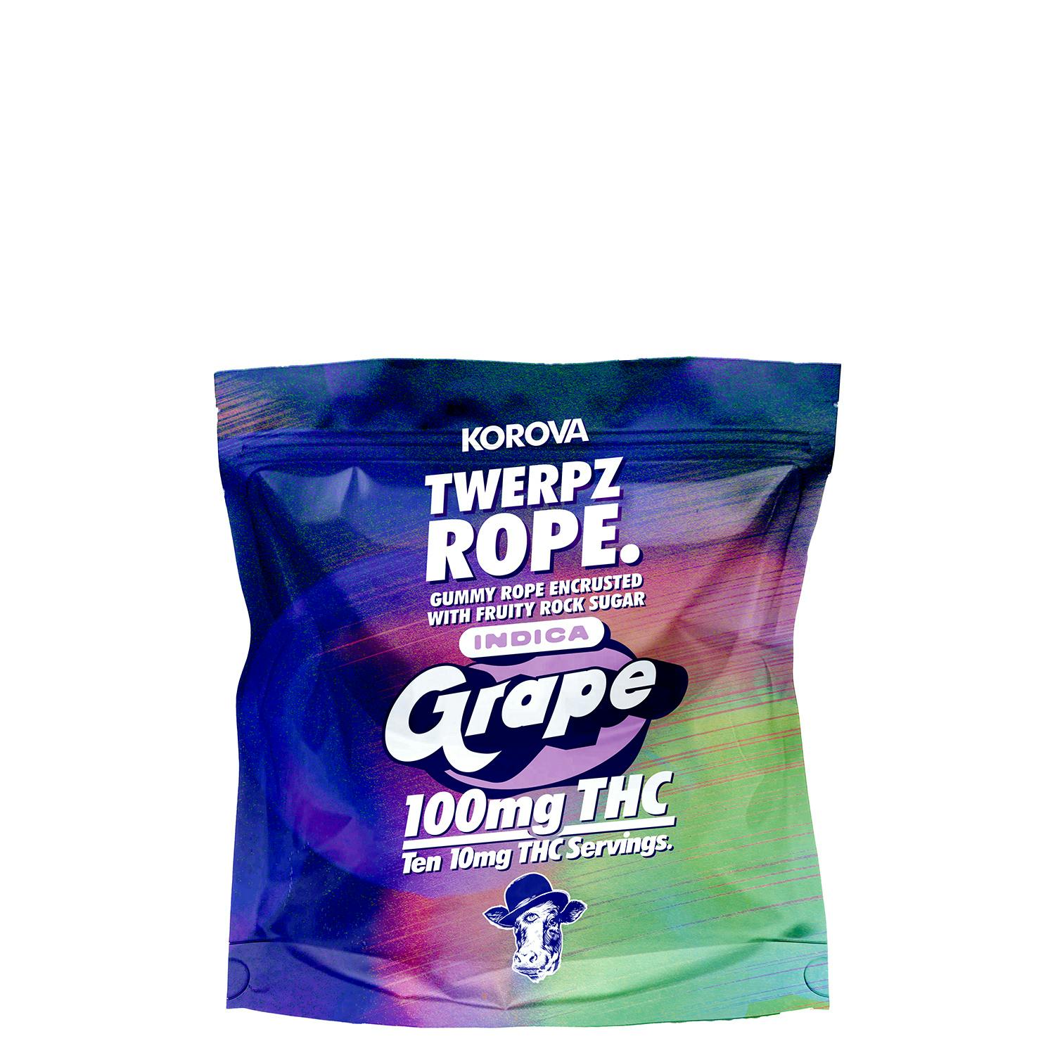Korova | 100mg Twerpz Rope | Grape