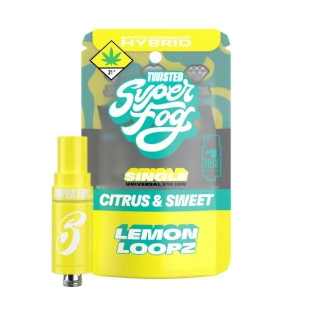 MFUSED | 1g Twisted Liquid Diamonds Ion Cart | Lemon Loopz