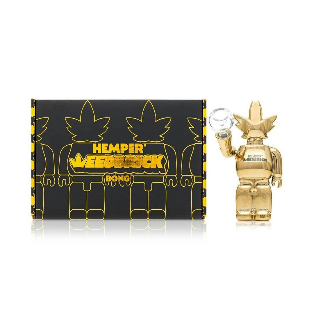 Hemper Bong | Gold WeedBrick
