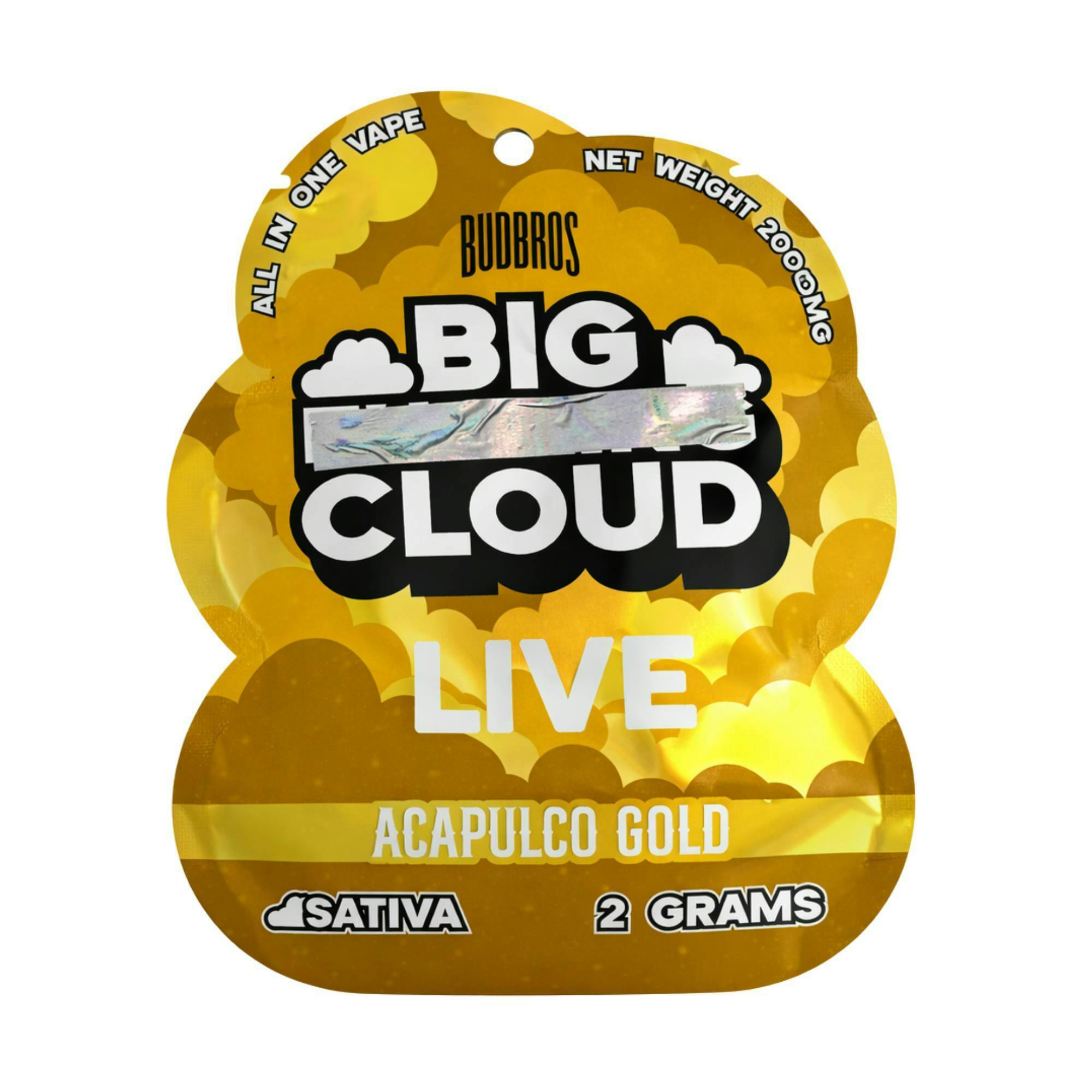 Bud Bros | 2g Big Cloud Live AIO | Acapulco Gold