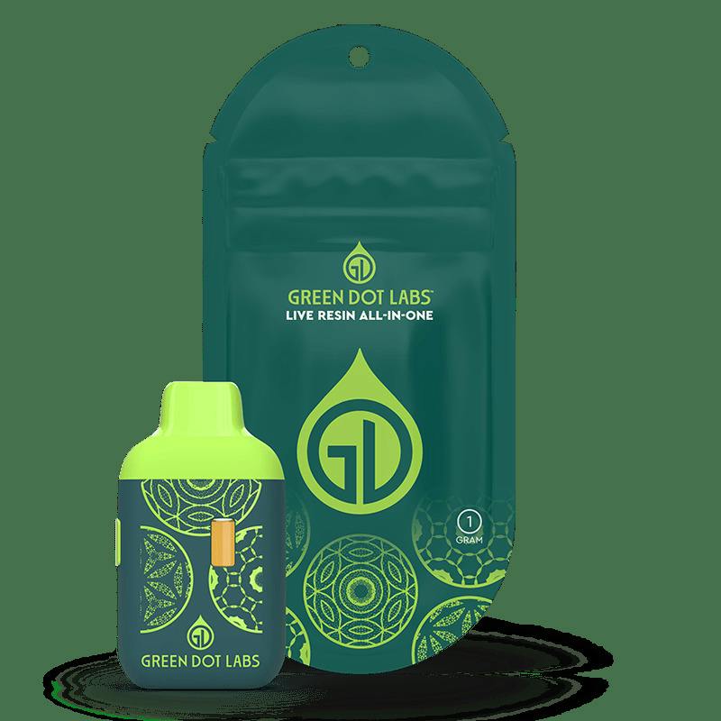 Green Dot Labs | 1g Live Resin AIO | Jalapeño