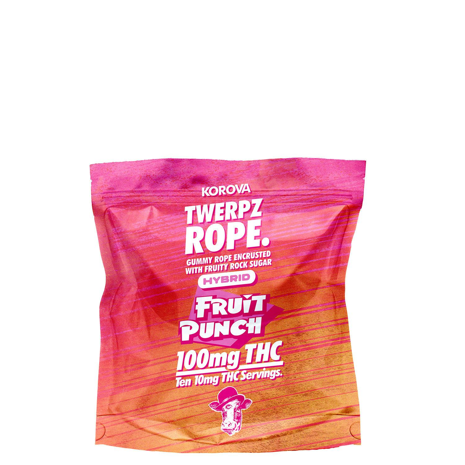 Korova | 100mg Twerpz Rope | Fruit Punch