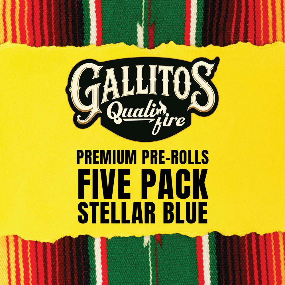 Qualifire Farms | 5-Pack x 0.7g (3.5g) Gallitos Pre-Roll | Stellar Blue