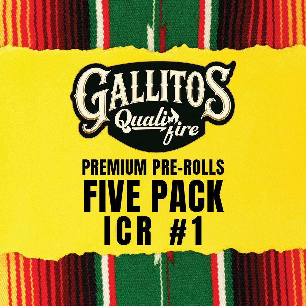 Qualifire Farms | 5-Pack x 0.7g (3.5g) Gallitos Pre-Roll | ICR #1