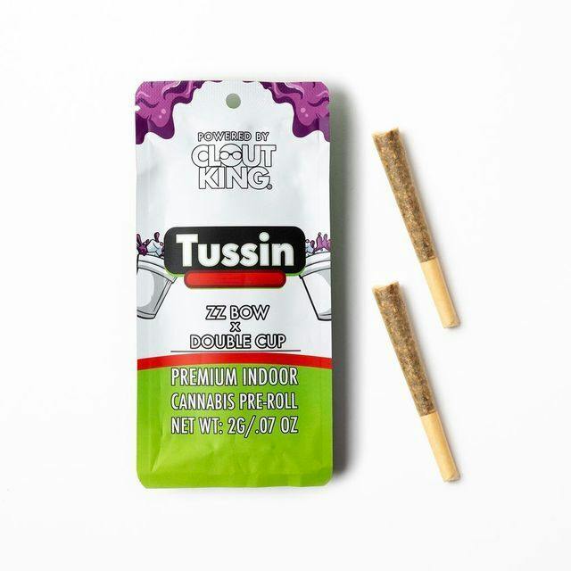 Clout King | 2-Pack x 1g Pre-roll (2g) | Tussin