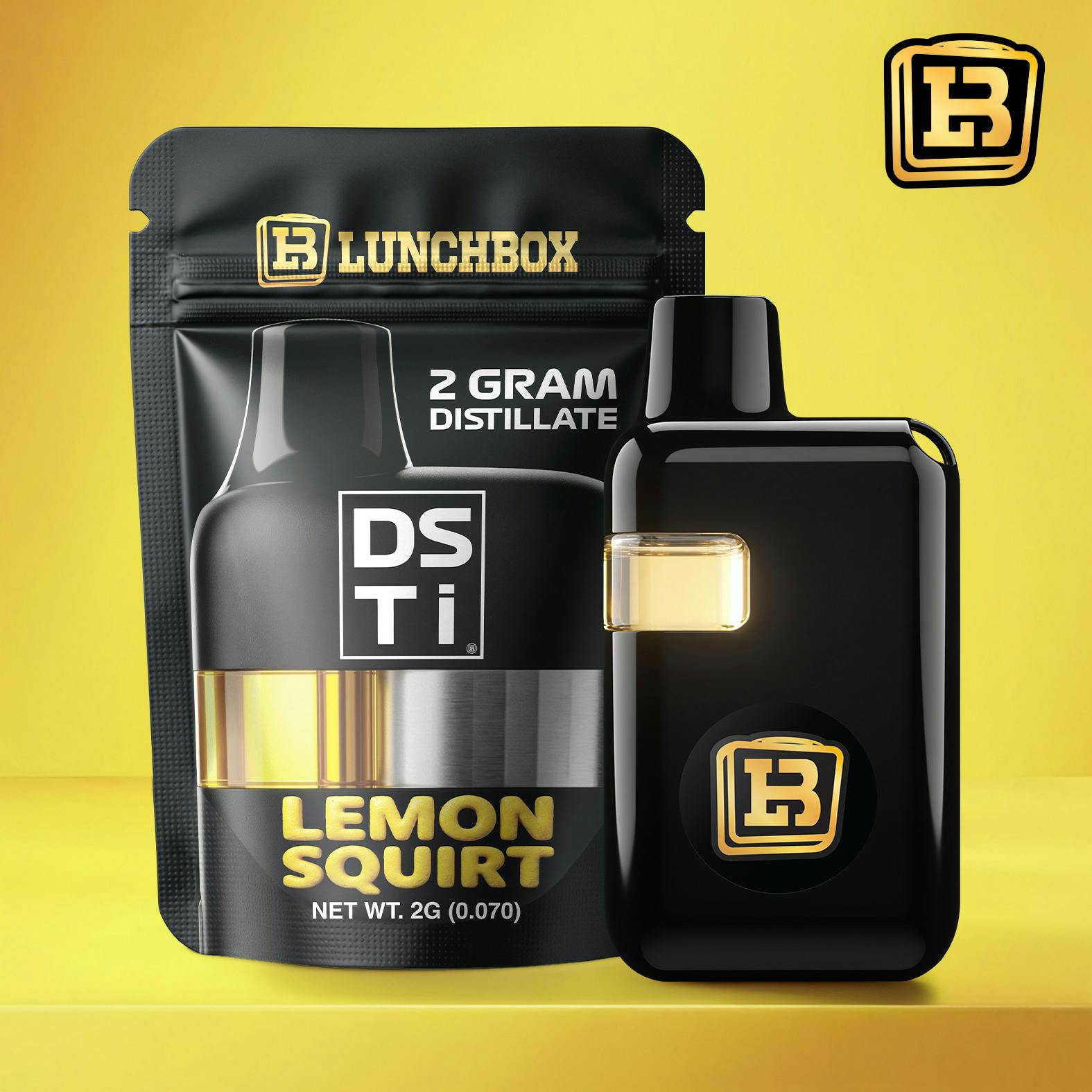Lunch Box | 2g Distillate AIO | Lemon Squirt