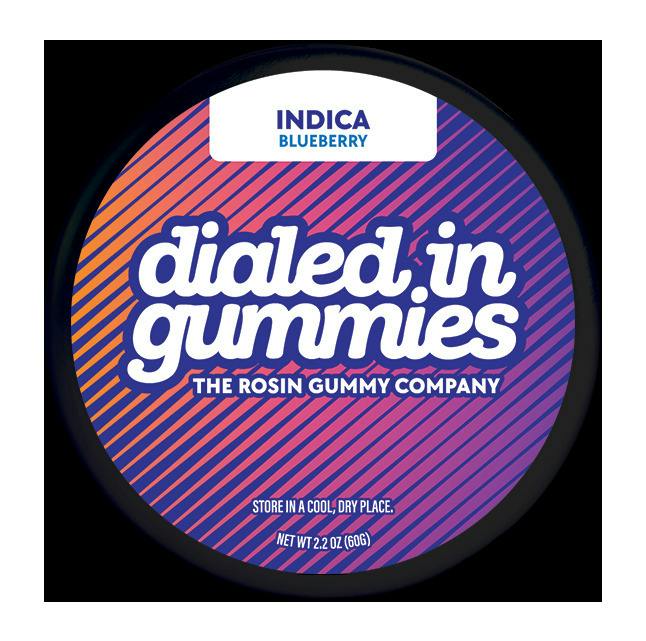 Dialed In | Classic Rosin Gummies 100mg | Blueberry