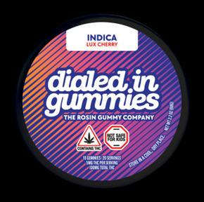 Dialed In | 100mg Classic Rosin Gummies | Lux Cherry