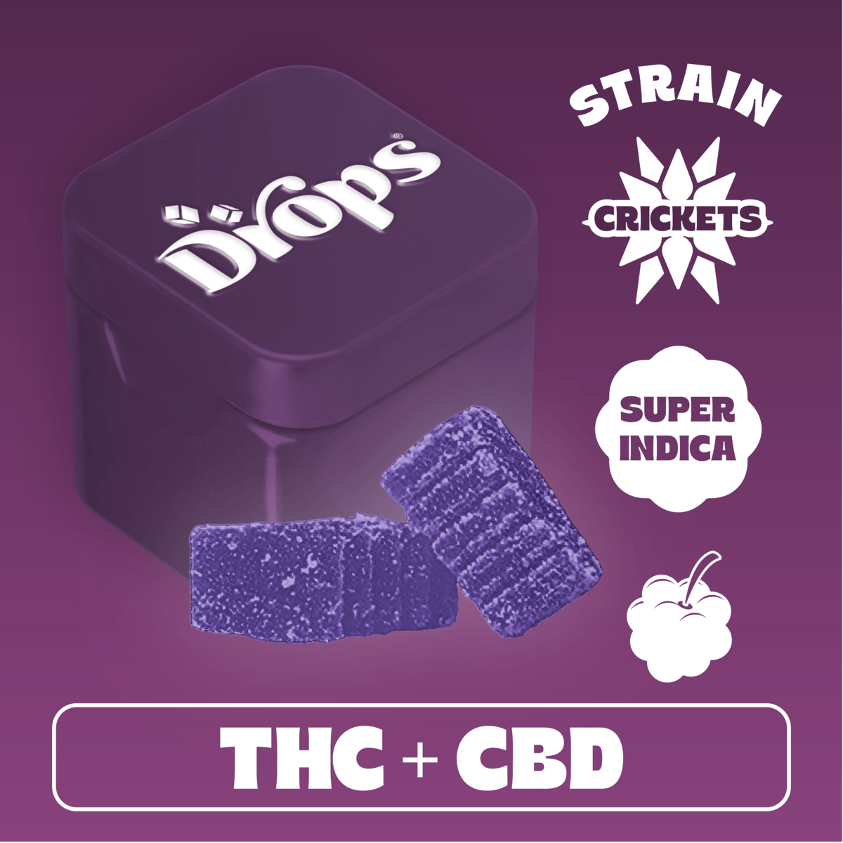 $18 - Blackberry (20p 2:1) - Drops - 100mg