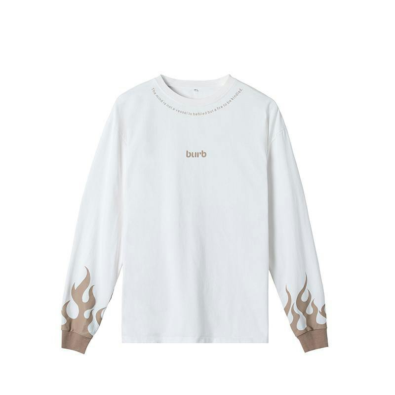 Only Fire Long Sleeve - White - M