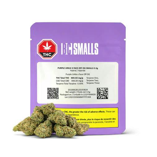 BC Smalls Purple Urkle x Face Off OG Smalls 3.5g