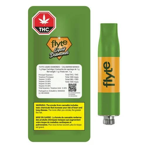 Flyte Calamansi Mango Liquid Diamond Blend Cartridge 1 x 1g