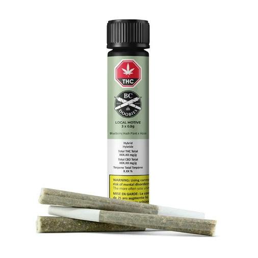 BC Doobies Local Motive Pre Rolls 3 x 0.5g