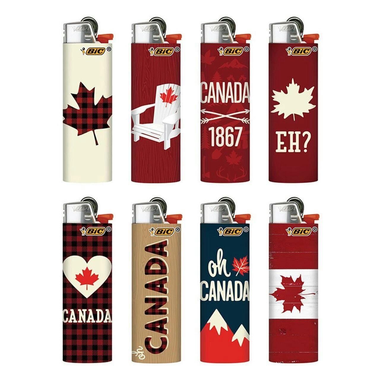 Bic - Canadiana Print Lighters