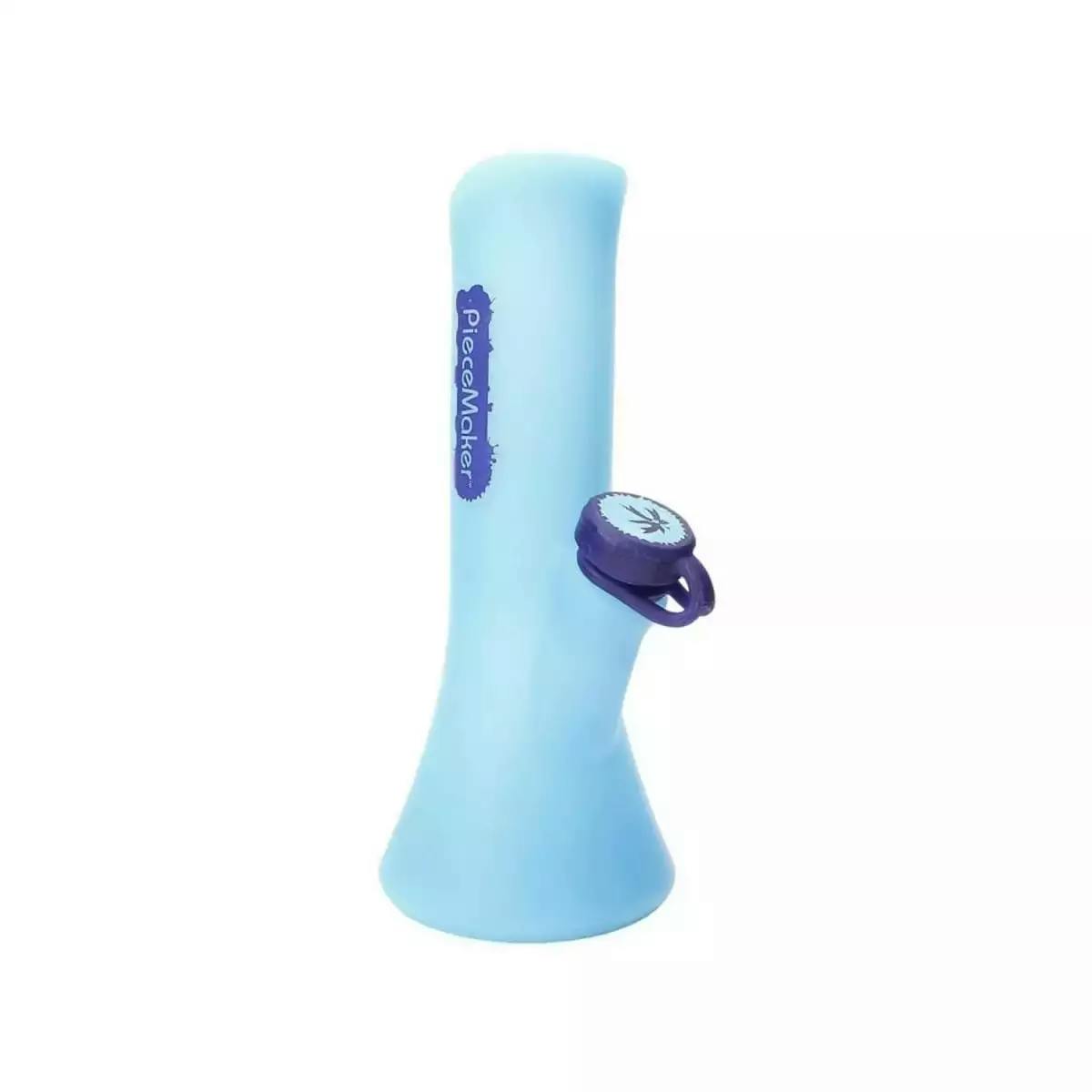 Kali Go! Beaker Bong by Piece Maker - 8.5" - Cyanara Blue