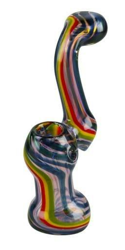 Twist Fumed Bubbler - 6" - Rasta