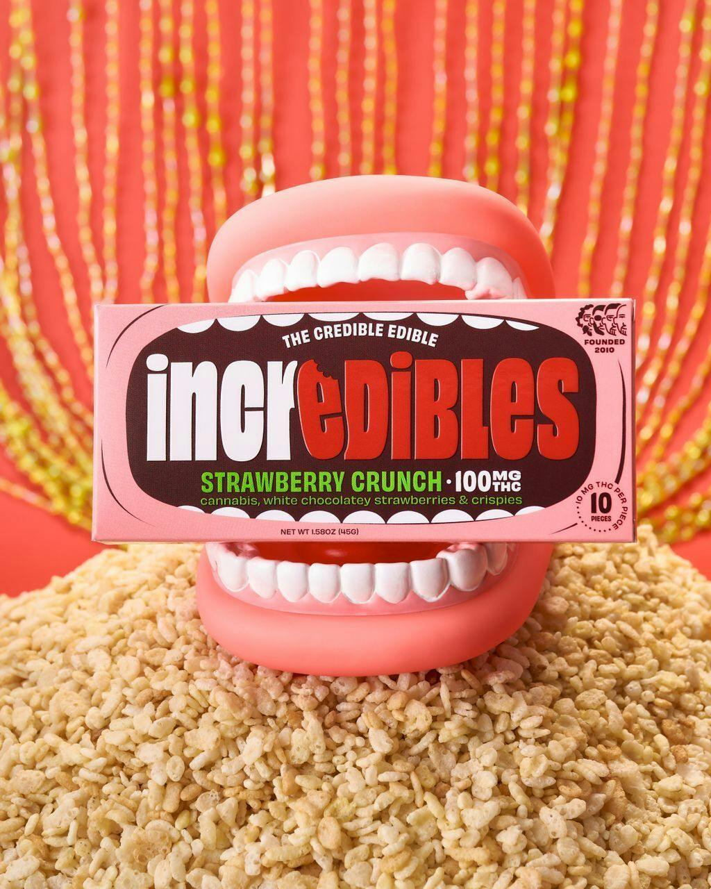 incredibles Strawberry Crunch Chocolate 10mg ea | 10-Pack