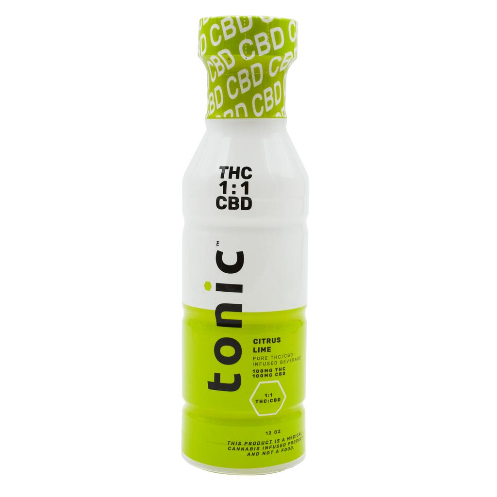 Tonic Citrus Lime Ratioed Tonic 100mg | 1:1 THC:CBD