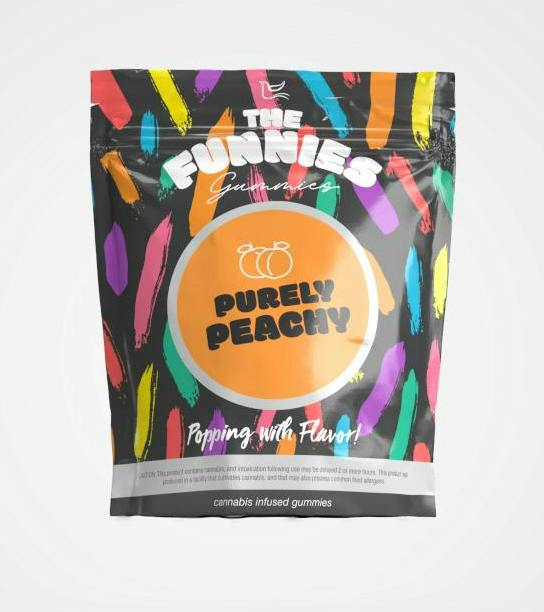 The Funnies Purely Peach Gummies 5mg ea | 20-Pack