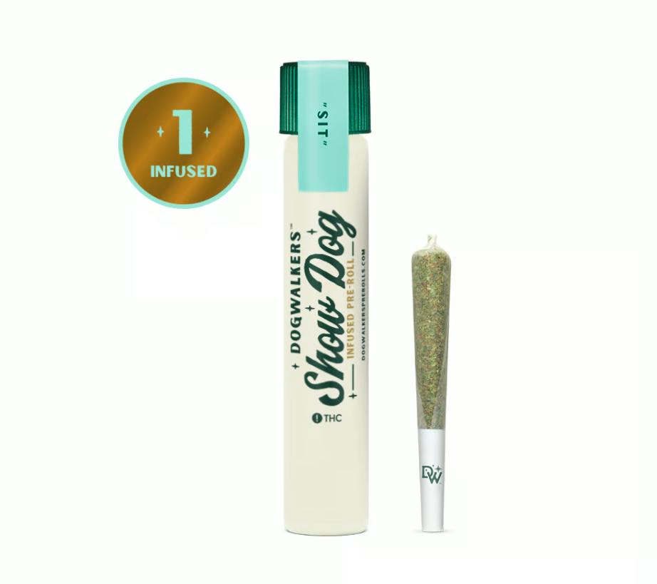 Dogwalkers Show Dog Animal Face Infused Pre-Roll 1g