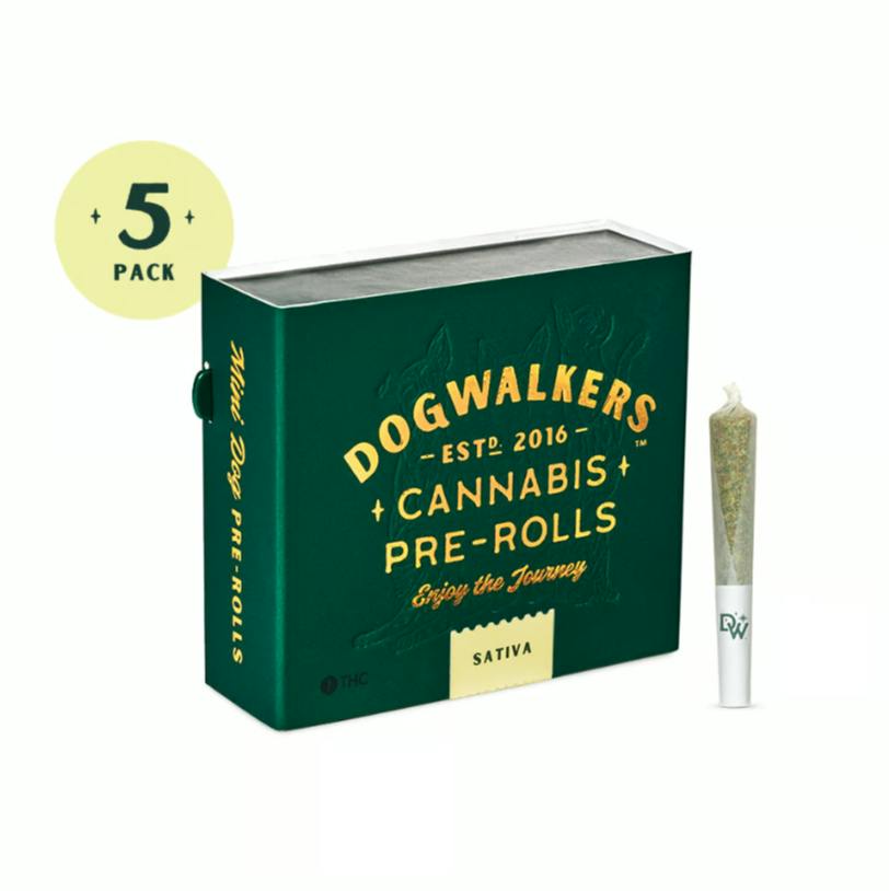 Dogwalkers Mini Dogs Durban Z Pre-Roll Pack 0.35g ea | 5-Pack