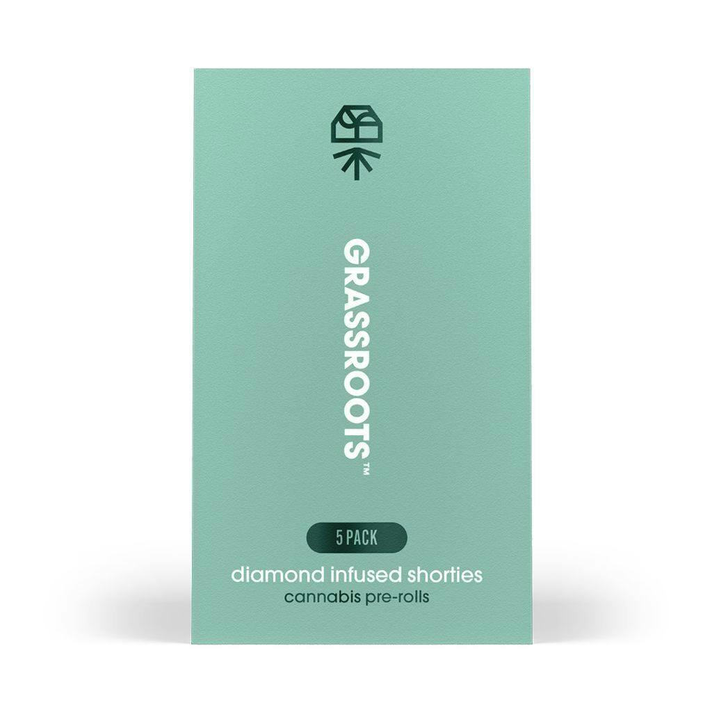 Grassroots Modified Fuelato Diamond Infused Shorties 0.4g ea | 5-Pack