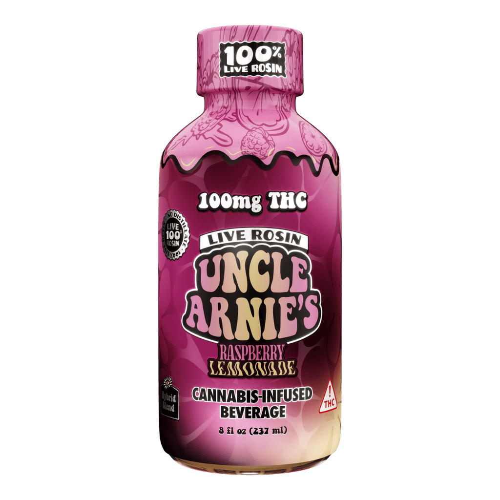 Uncle Arnie's Raspberry Lemonade Live Rosin Ready-to-Drink 100mg