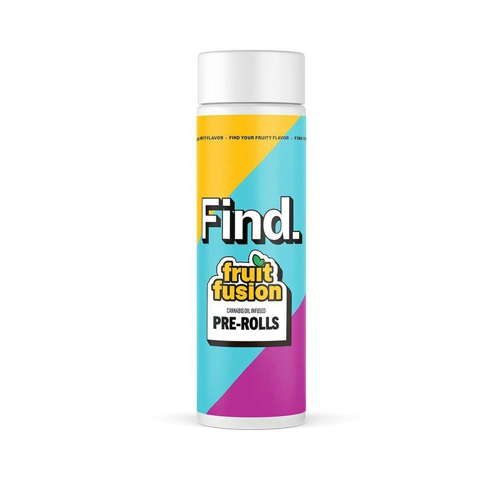 Find. Fruit Fusion Sativa x Guava Infused Pre-Roll Pack 1.25g ea | 5-Pack