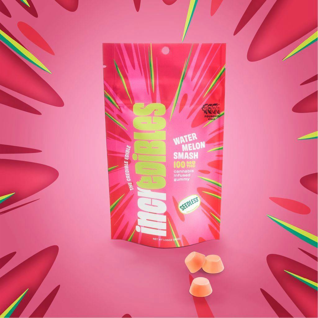 incredibles Watermelon Smash Gummies 10mg ea | 10-Pack