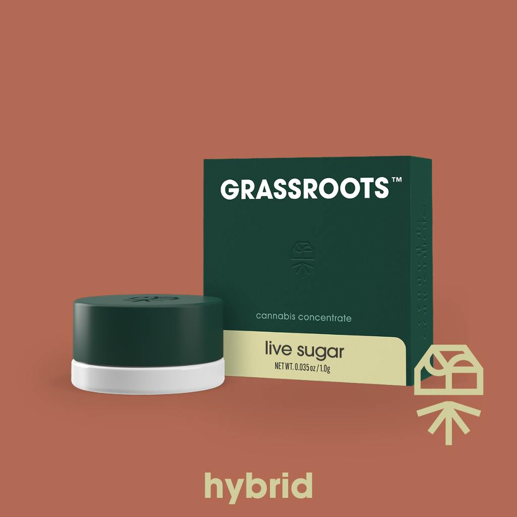 Grassroots Tarts Live Sugar 1g