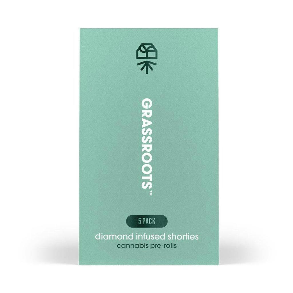 Grassroots PawPaw Diamond Infused Shorties 0.4g ea | 5-Pack