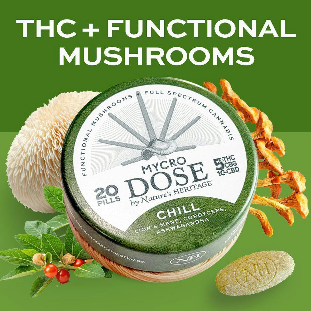 Nature's Heritage MycroDose Chill MycroDose Chill Tablets 5mg ea | 20-Pack