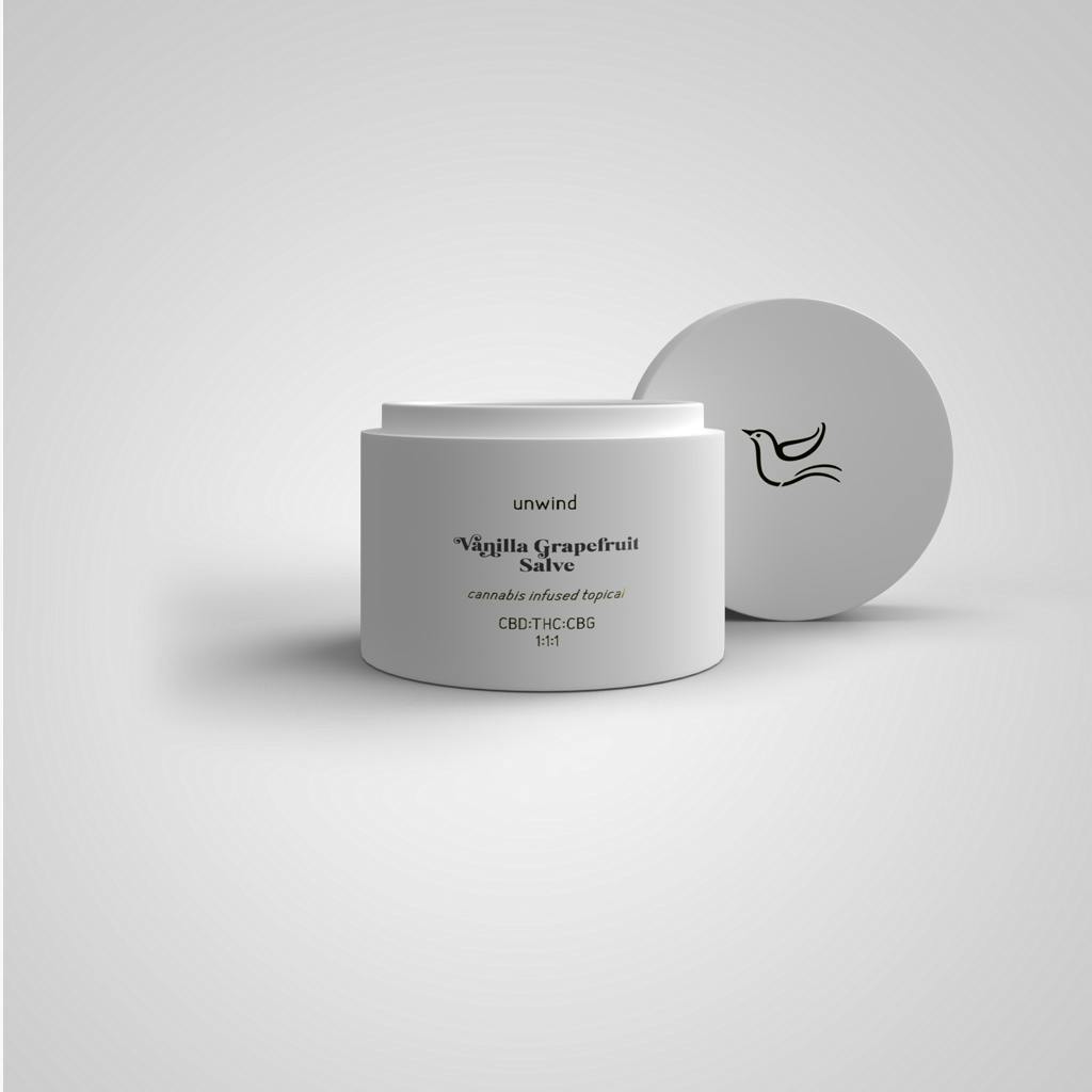 Nature's Grace and Wellness Vanilla & Grapefruit Salve 100mg