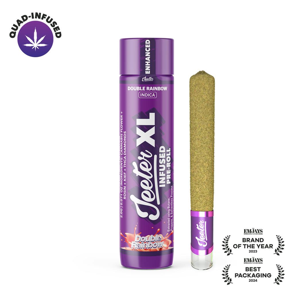 Jeeter Double Rainbow Infused Pre-Roll 2g