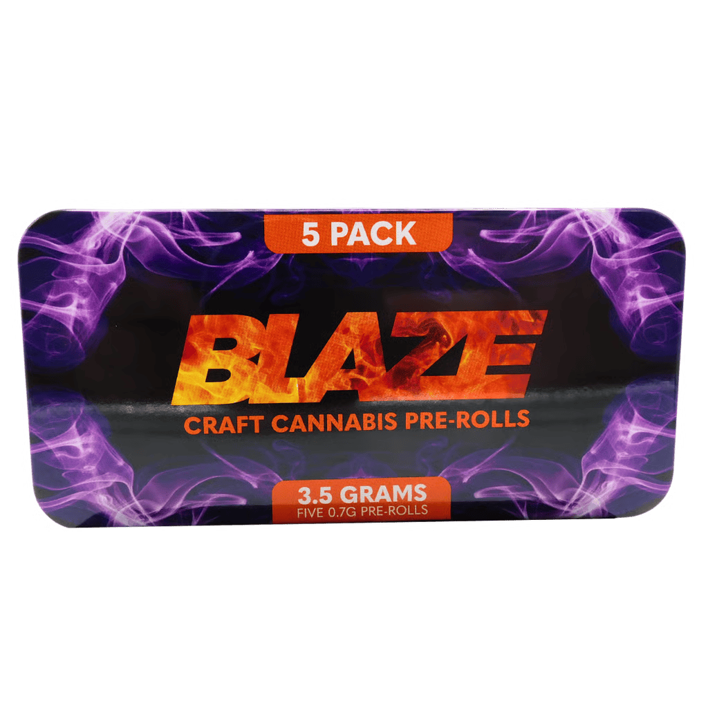 Blaze Craft Cannabis Cookies & Cream X Sunset Sherbet Pre-Roll Pack 0.7g ea | 5-Pack