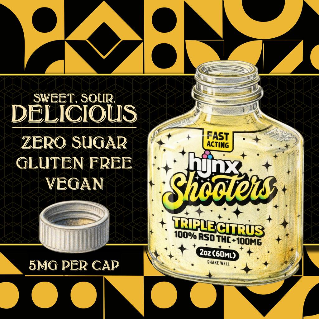 Hijnx Shooters Triple Citrus RSO Shot 100mg