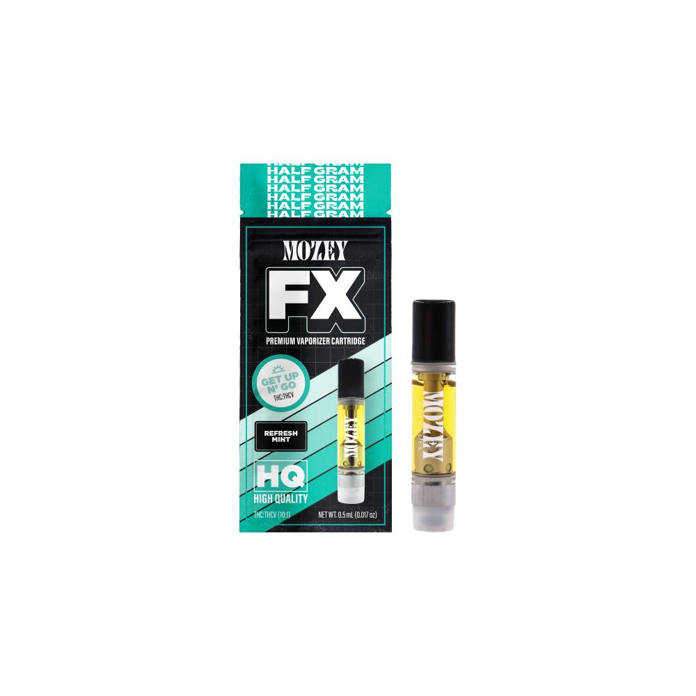 Mozey Extracts FX Refresh Mint Ratioed Cartridge 0.5g | 10:1 THCV:THC