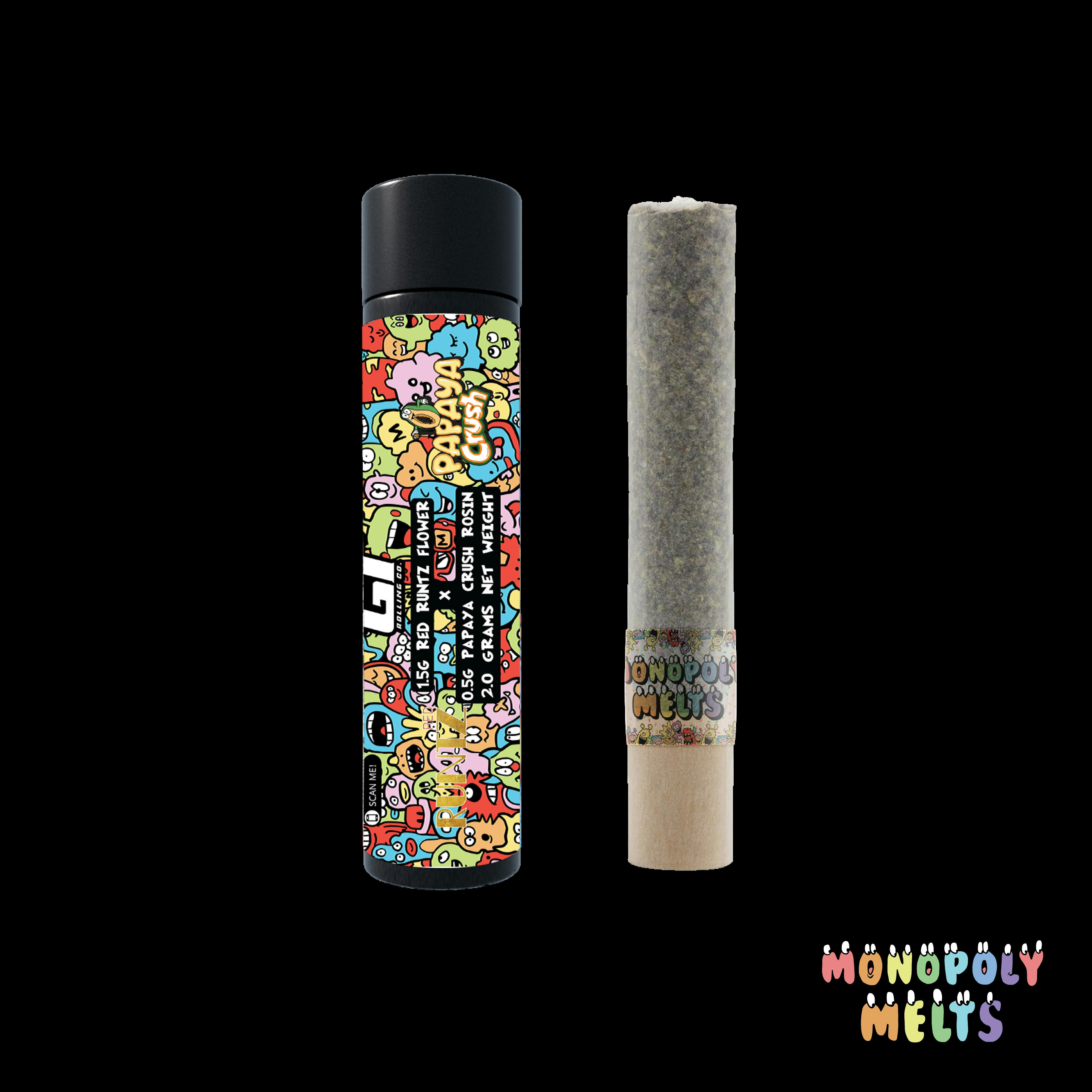 Monopoly Melts x GT - Moonbow #112 x Sunset Papaya 2g Hash Donut