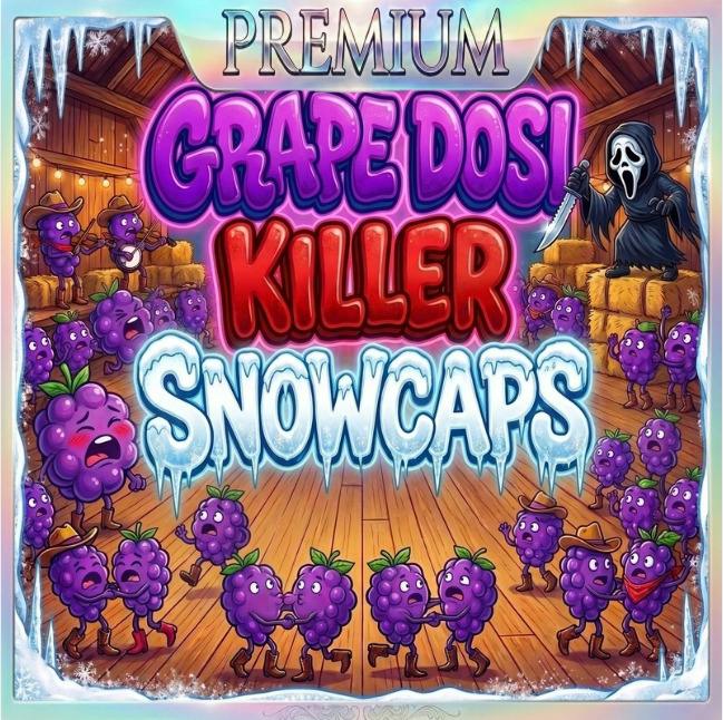 Premium Infused Bud Tier - Grape Dosi Killer Snowcaps